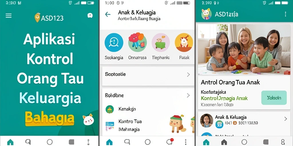 Tampilan antarmuka ASD123 yang sederhana dan fungsional.