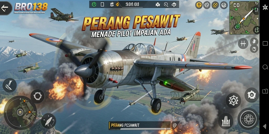 Tampilan antarmuka game BRO138 yang dinamis dan menarik.
