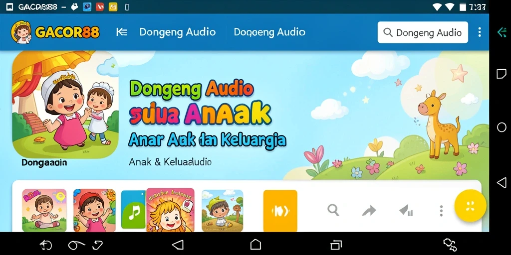 Antarmuka GACOR88 yang menyenangkan dan ramah anak.