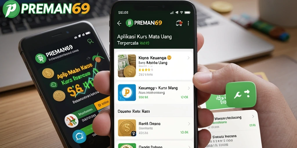 Tampilan antarmuka aplikasi PREMAN69 yang sederhana dan efektif.